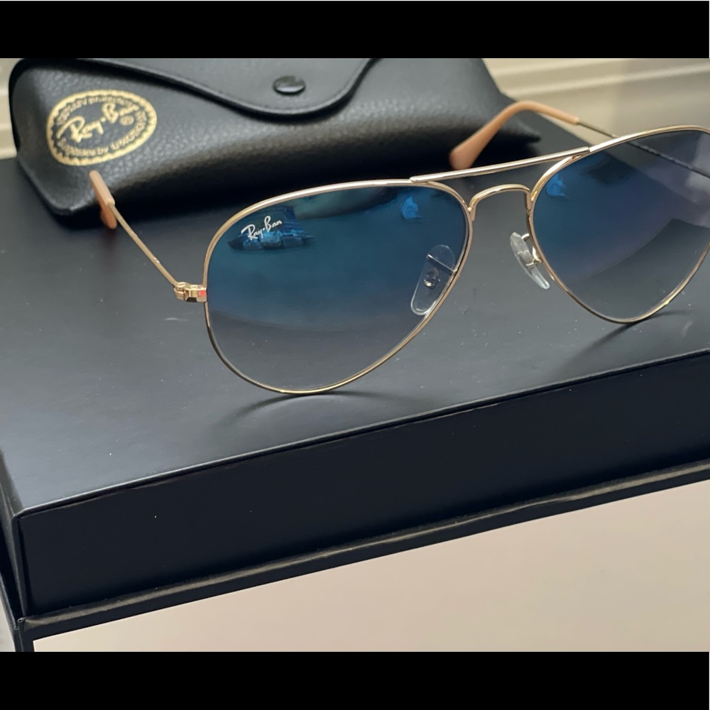 Ray Ban aviator sunglasses.